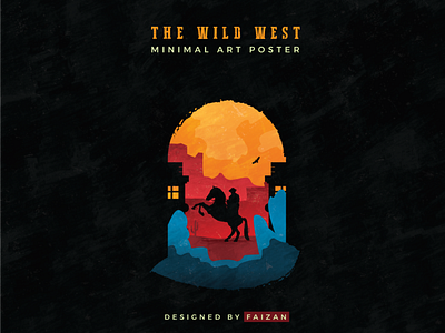 The Wild West Minimal Poster