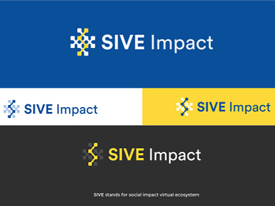 SIVE Impact Logo branding and identity bucket clean clean design colorful design dribbble icon icon design information technology it logo logo design logo design branding minimal minimalist muzli simple typography vector