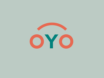 oyo blue fun logo orange smile therapy