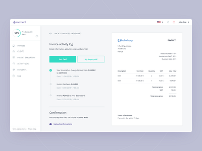 Moment - Dashboard Redesign by Marta Fryga for tonik on Dribbble