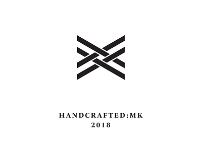 Handcrafted Logo black handcraft lines logo thread x