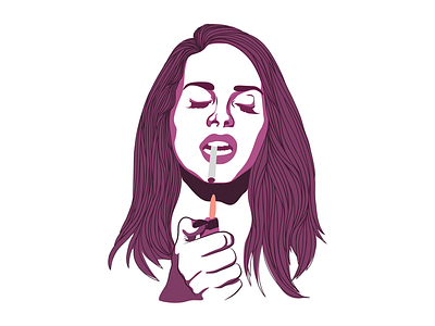 Lana Del Rey - Poster by Ahmed Fathy Hussein on Dribbble