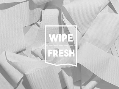 Wipe Fresh Branding adobe illustrator branding branding concept design logo logo design toilet paper typography vector