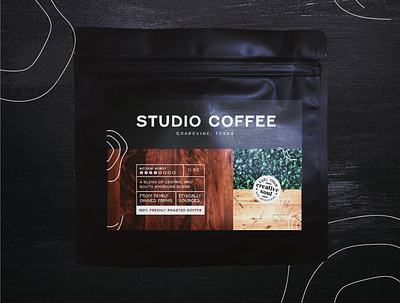 Studio Coffee Packaging adobe illustrator branding coffee branding coffee packing design icon layout design logo logo design mock up mockup mockup psd package packagingdesign typography vector