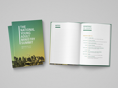 Summit Booklet adobe indesign book design booklet design catholic event branding page layout