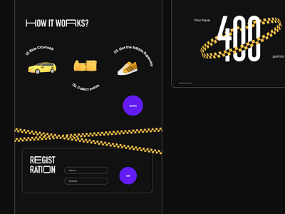Adidas & Citymobil collaboration 3d adidas concept design digital promo promotion sport superstar taxi ui uxui web