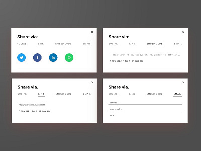 Daily UI 010 - Social Share 010 challenge daily daily ui dailyui design interface share sharing sheet social ui