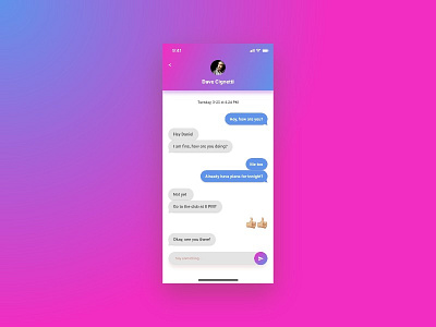 Daily UI 013 - Direct Messaging 013 challenge chat daily daily ui dailyui design direct dm interface message ui