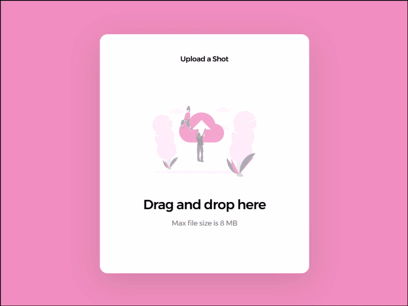 Daily UI 031 - File Upload 031 animation card challenge clean daily daily ui dailyui design dribbble file illustration interface ui ui design upload uploading ux vector web