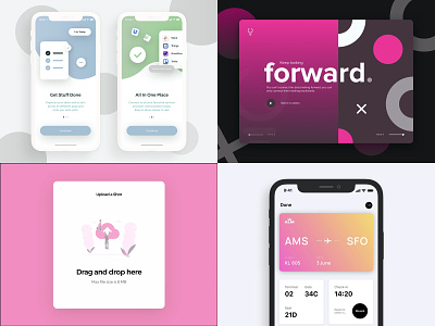 Your favorite shots of 2019 2019 2019 trends 2020 app card design dribbble forward gradient interface review ui ui design ux wallet web wrapped year year in review yearbook