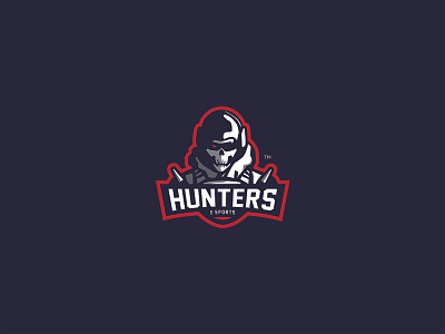 Hunters Esports logo branding cs go design esports esports logo esport games gaming hunters logo vector art vectors