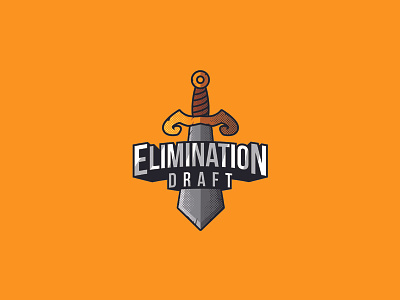 Elimination Draft Logo branding cs go design esports esports logo esport games gaming hunters logo tournament vector art sword vectors