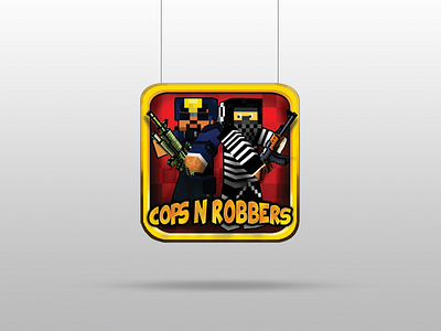 Cops n Robbers Icon design