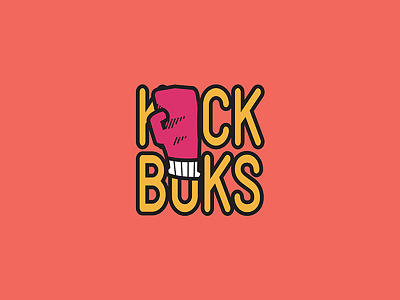 Kickbox art branding design drawing illustration illustrator kickboks kickbox logo logotype punch sticker