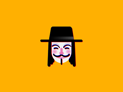 V For Vendetta art flat graphic illustration illustrator sticker vforvendetta