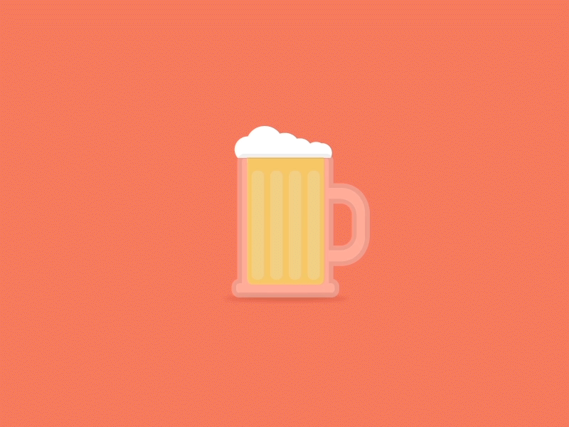 Stoned aftereffects beer flat glass illustration illustrator motion motiongraphic stoned