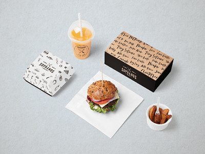 Sopranos - burgers packaging