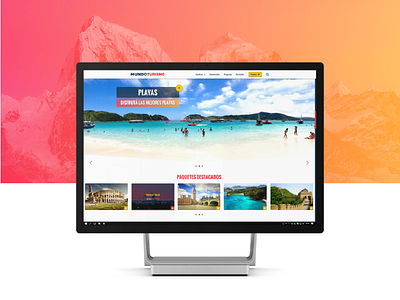Mundo Turismo - Travel Agency - Web Design #3 agency design europe tourism travel travel word ui ux web