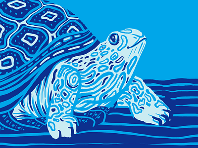 All Nippon Airways: International Turtle Day all nippon airways art blue holiday illustration japan pattern photoshop turtle turtle day