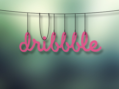 Finally 3d blur dribbble hanging idea inspiration lines logo photoshop pink psd shadow to dribbble