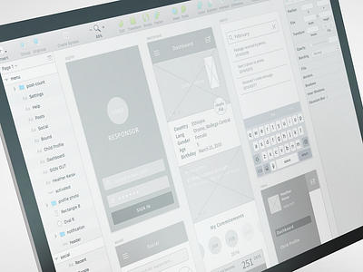 ReSponsor Wireframes