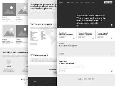 Website Wireframes