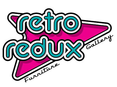 Retro Redux logo furniture logo