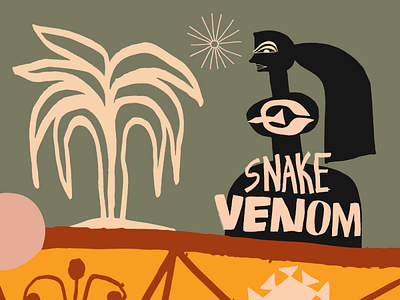 $nake Venom art bird illustration nate williams