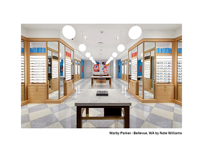 Warby Parker Process by Nate Williams illustration lettering mural nate williams retail warbyparker