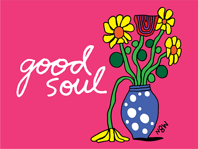 g oods oul flowers lettering nate williams