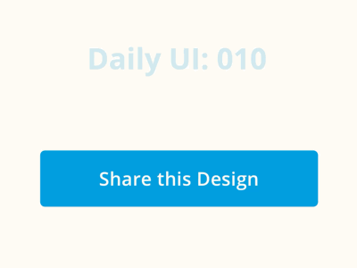 DailyUI Challenge 010: Share Button animation animationdesign blue flat gif interaction interactiondesign microinteraction minimal minimalism simple