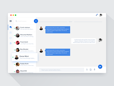 Talkly Chat blue dailyui dailyuichallenge flat flat design interface interfacedesign landingpage minimalism simple uidesign userinterfacedesign uxdesign