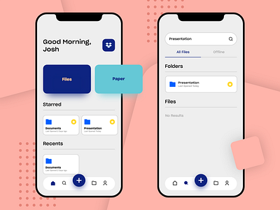 Dropbox App Redesign