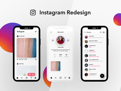 Instagram App Redesign