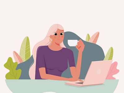 Woman Lifestyle Illustration