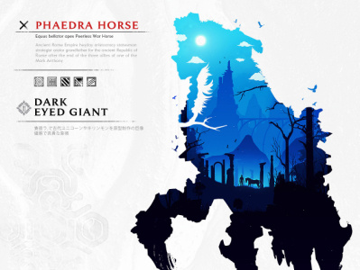 Shadow of the Colossus illustration ui 插图 设计