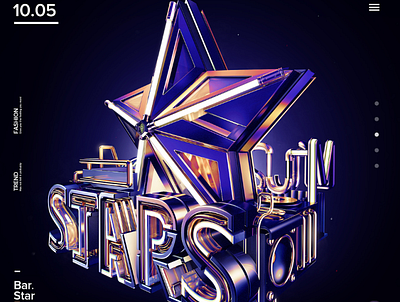 Star workshop bar星工场酒吧 c4d icon ui 插图