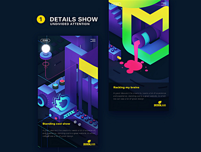 ZCOOL c4d illustration ui 图标 插图 设计