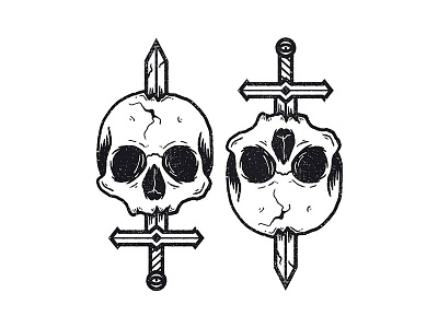 Dead Knight artwork charleypangus merchdesign skulls sword