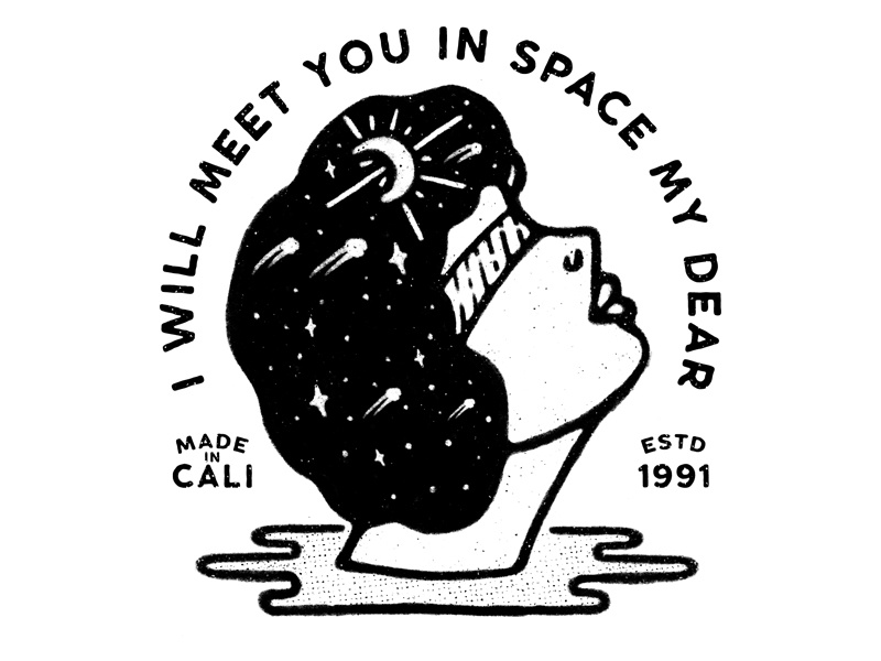 I Will Meet You In Space My Dear draw illustration procreate charleypangus artwork
