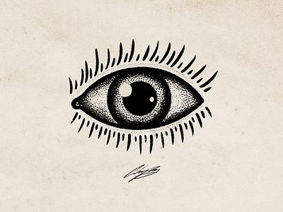 Eye By Charley Pangus art artist drawing eye eyes icon illustration sketch tattoo traditional