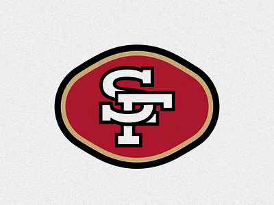 SF 49ers Logo redesign 49ers football logo logoredesign logos rebrand sports