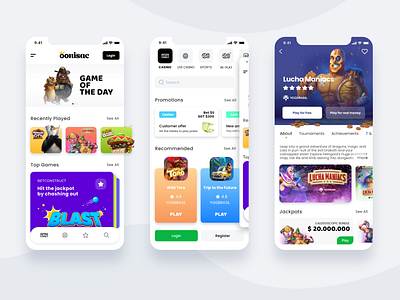 Gambling App / Casino casino casino art casino design casino games casinoapp casinologo gambling gambling design gamblingapp lightmode promotions tournaments