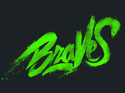Braves brand brand brasil braves burpee green logo logotype vandre