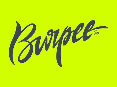 Brand Burpee.ag brand burpee letter lettering logo logotype typography vandre
