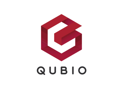 QUBIO Logo Animation animation isometric logo animation motion design motion graphics qubio