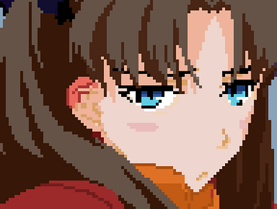 RIN illustration pixelart portrait