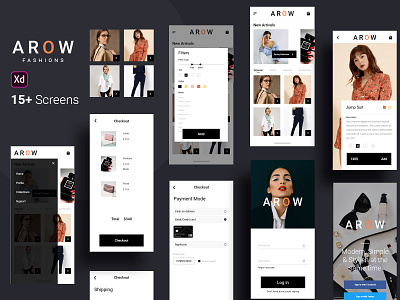 Fashion E-commerce for women adobexd android app dapper fashionapp figma freebies ios uiuxdesign uplabs women