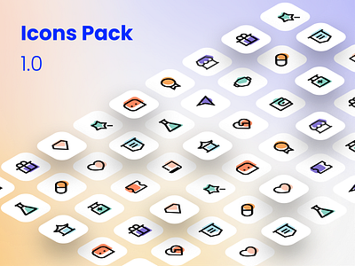 Icons Pack 1.0 clean ui duotone figma design finance icons health icons icon design icon pack icon set iconography icons iconset minimal social icons