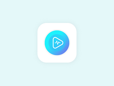 Music app icon appicon bass frequency icon ios iosapp minimal music playmusic sound soundwave vector